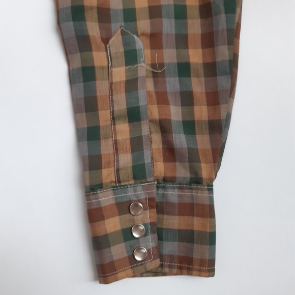 Vintage Lee pearl snap western shirt - Picture 6 of 6